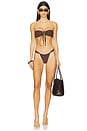 view 4 of 4 Bandeau Top in Marron