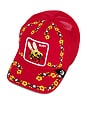 view 3 of 3 Smell The Flowers Trucker Hat in Red