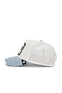 view 3 of 3 Rooster Fan Institution Ball Club Trucker Hat in White