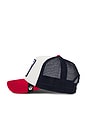 view 3 of 3 Team Rooster Trucker Hat in White