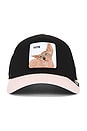 view 1 of 3 The Sphynx Trucker Hat in Void & Blush