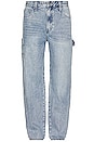 view 2 of 5 PANTALÓN DE CARPINTERO in Leo Light Wash