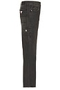 view 3 of 7 Bootcut Carpenter Pant in Sanded Black Wash
