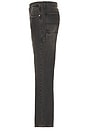 view 4 of 7 Bootcut Carpenter Pant in Sanded Black Wash