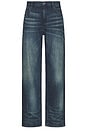 view 1 of 5 Baggy Jeans in Cross Hatch Dark Wash