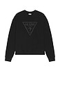 view 1 of 3 Vintage Triangle Crewneck Sweater in Jet Black Multi