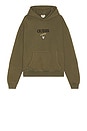 view 1 of 4 Baker Logo Hoodie in Olive Mourning