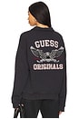 view 1 of 5 Washed Half Zip Sweatshirt in Blue Graphite Multi