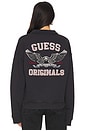 view 4 of 5 Washed Half Zip Sweatshirt in Blue Graphite Multi