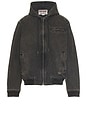 view 1 of 4 Denim Hoodie in Sanded Black Wash