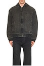 view 4 of 4 Denim Hoodie in Sanded Black Wash