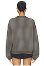 view 4 of 5 Boxy Crewneck Sweater in Dark Grey
