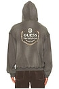 view 3 of 5 Graphic Boxy Hoodie in Dark Grey