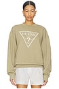 view 1 of 4 Vintage Triangle Crewneck Sweatshirt in Grey Herb