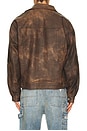 view 2 of 5 Leather Trucker Jacket in Trunk