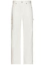 view 1 of 6 Carpenter Pant in Washed Ecru