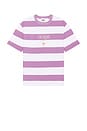 view 1 of 4 Block Stripe Tee in Lux Orchid Multi