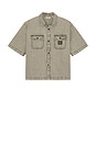 view 1 of 5 Boxy Denim Short Sleeve Shirt in Tinted Grey Wash