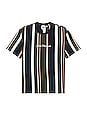 view 1 of 4 Originals Vertical Stripe Tee in Uniform Blue Multi