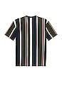 view 2 of 4 Originals Vertical Stripe Tee in Uniform Blue Multi