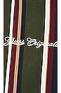 view 3 of 4 Originals Vertical Stripe Tee in Uniform Blue Multi