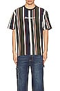 view 4 of 4 Originals Vertical Stripe Tee in Uniform Blue Multi