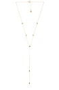 view 1 of 2 Chloe Short Lariat Necklace in Gold