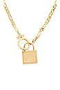 view 2 of 2 Charlie Clasp Necklace in Gold