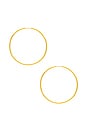 view 2 of 2 Sloane Statement Hoops in Gold