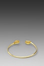 view 3 of 3 Blake Gem Cuff in Gold