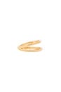 view 2 of 3 Tira Cuff Ring in Gold