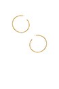 view 1 of 3 Bali Arc Hoops in Gold