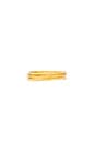 view 3 of 3 Hammered G Midi Ring Set of 3 in Gold