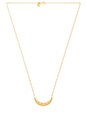 view 2 of 3 Crescent Shimmer Necklace in Gold