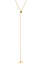 view 2 of 2 Taner Toggle Lariat Necklace in Gold
