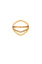 view 1 of 3 Cress Shimmer Split Ring in Gold