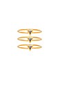 view 1 of 3 Vivienne Ring Set in Gold