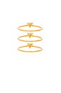 view 3 of 3 Vivienne Ring Set in Gold