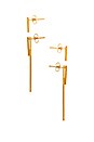 view 2 of 2 Mave Shimmer Reversible Double Stud Set in Gold
