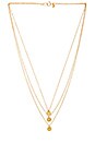 view 2 of 2 COLLIER 3 DISQUES in Gold