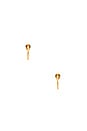view 2 of 2 Taner Mini Hoop Earrings in Gold