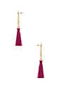 view 2 of 2 CLOUS D'OREILLES PHOENIX in Berry & Gold