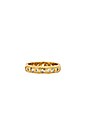 view 1 of 3 Collette Ring in White CZ & Gold