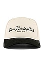 view 2 of 3 Slow Morning Club Trucker Hat in Cream & Black