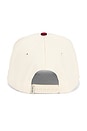 view 2 of 2 Athletics Club Trucker Hat in Burgundy & Cream