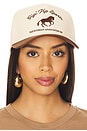view 1 of 4 Sports Trucker Hat in Brown & Cream