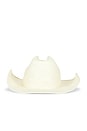 view 1 of 3 Carter Cowboy Hat in White
