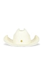 view 2 of 3 Carter Cowboy Hat in White