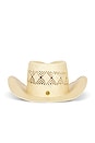 view 2 of 3 Cassidy Cowboy Hat in Natural