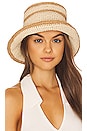 view 1 of 4 Sal Hat in Natural Striped